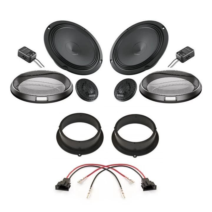 Pachet difuzoare auto Audison Prima dedicat usi spate Audi A4 2015-2018, RMS 100 W