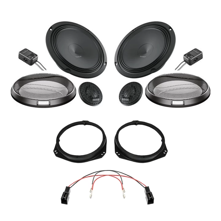 Pachet difuzoare auto Hertz Uno dedicat usi fata Alfa Romeo Stelvio, RMS 75 W