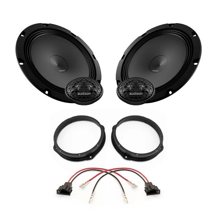 Pachet difuzoare auto Audison Prima dedicat usi fata Audi A3 2013-2020, RMS 100 W