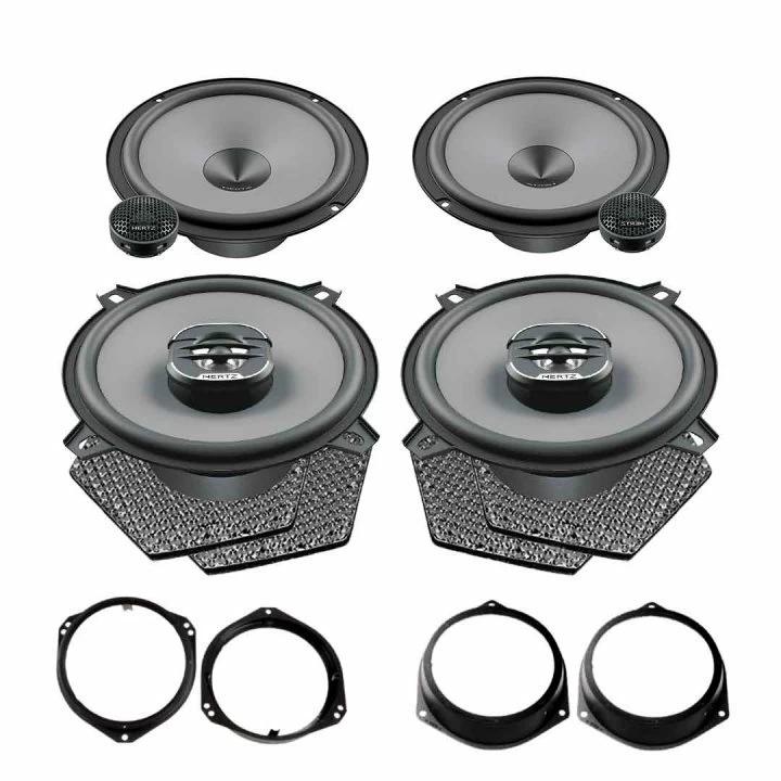 Pachet difuzoare auto Hertz Uno dedicat Fiat Bravo 2007-2014, RMS 75W