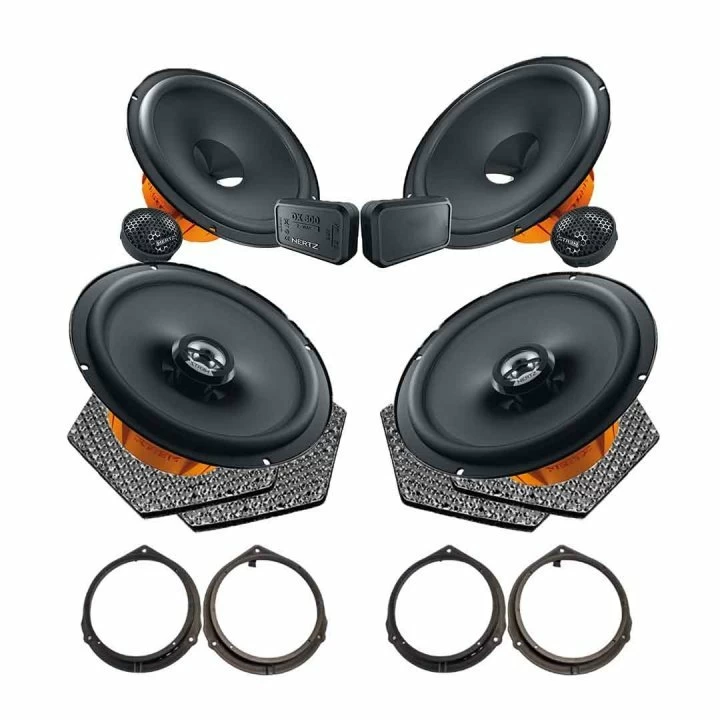 Pachet difuzoare auto Hertz Dieci dedicat Mercedes C Class 2007-2015, RMS 80W