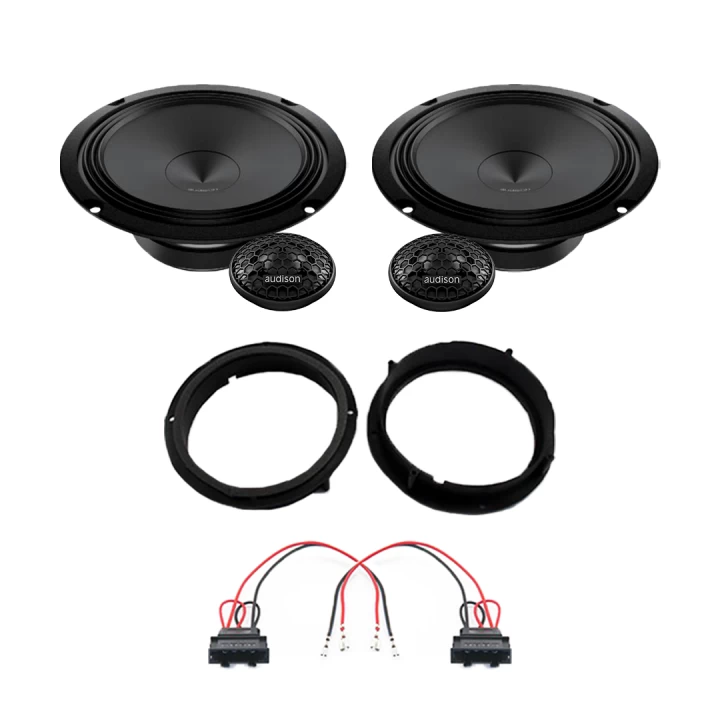 Pachet difuzoare auto Audison Prima dedicat usi fata Volkswagen Taygo 2021-, RMS 100W