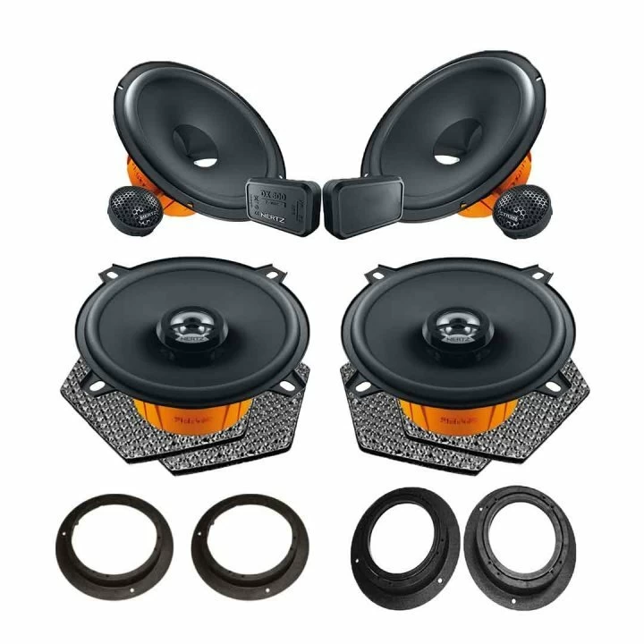 Pachet difuzoare auto Hertz Dieci dedicat Mercedes B Class 2005-2010, RMS 80W