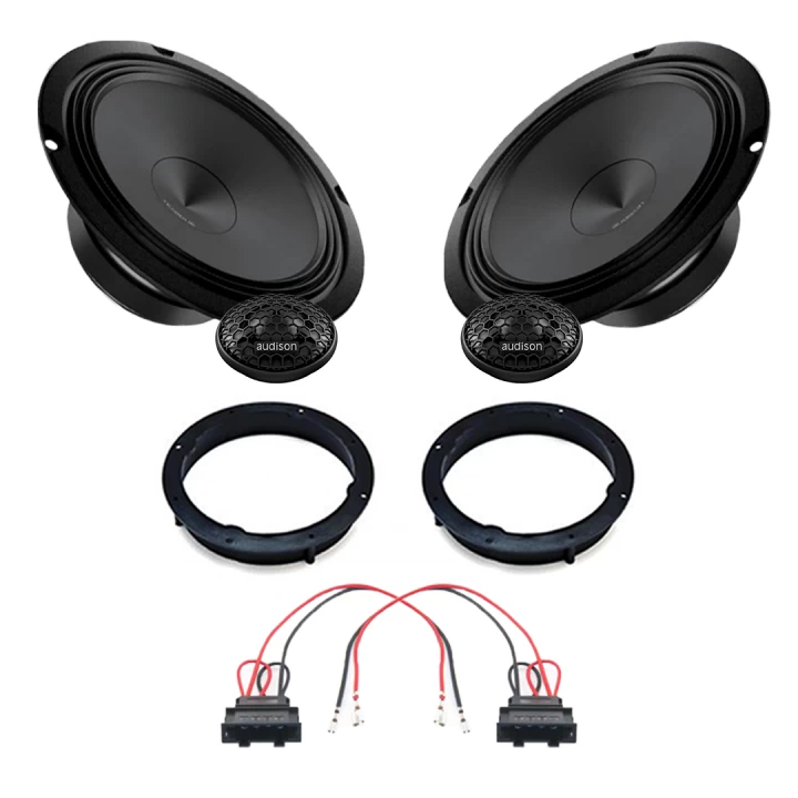 Pachet difuzoare auto Audison Prima dedicat usi fata Skoda Kodiaq 2016-, RMS 100W