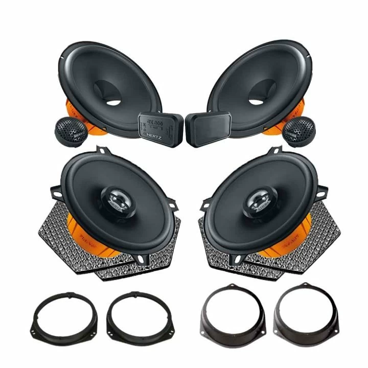 Pachet difuzoare auto Hertz Dieci dedicat Opel Corsa E 2014-2019, RMS 80W