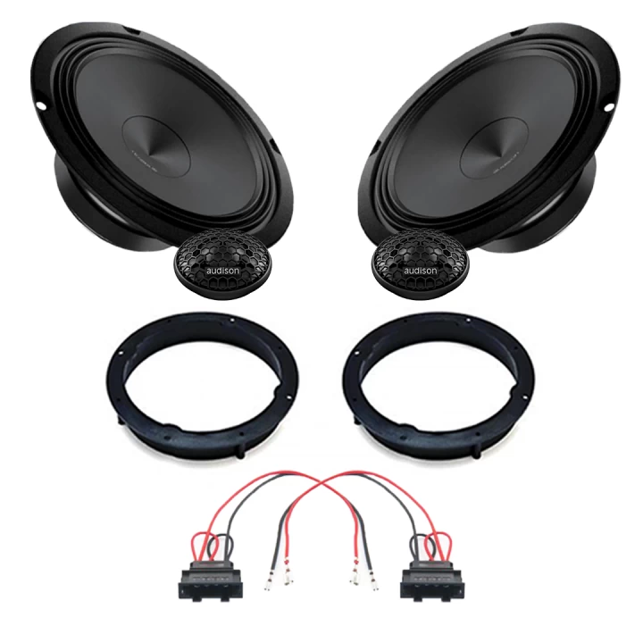 Pachet difuzoare auto Audison Prima dedicat usi fata Skoda Fabia 2014-2021, RMS 100W