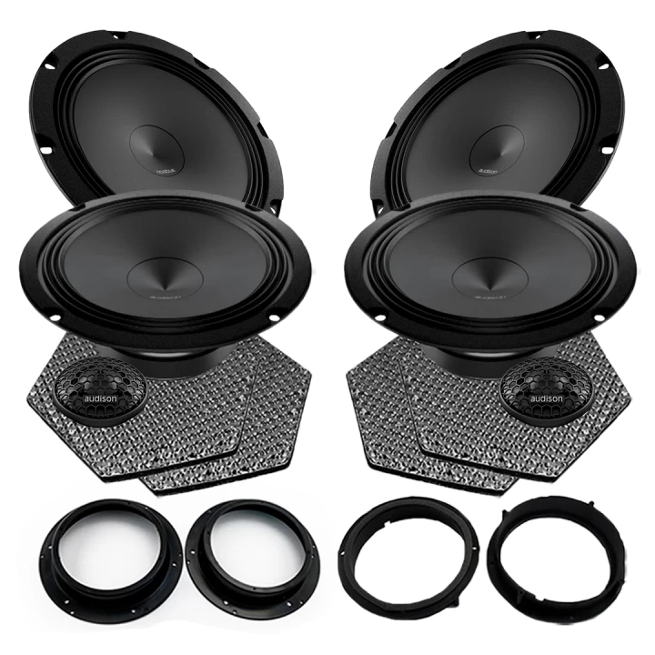 Pachet difuzoare auto Audison Prima dedicat Volkswagen Passat B8 2014-, RMS 100W, 200mm