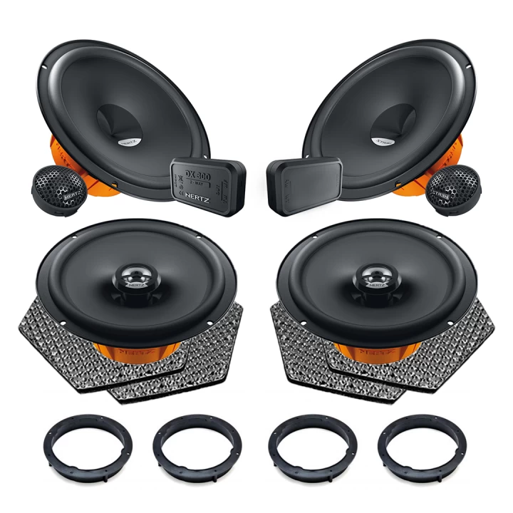 Pachet difuzoare auto Hertz Dieci dedicat Volkswagen UP 2011-, RMS 80W