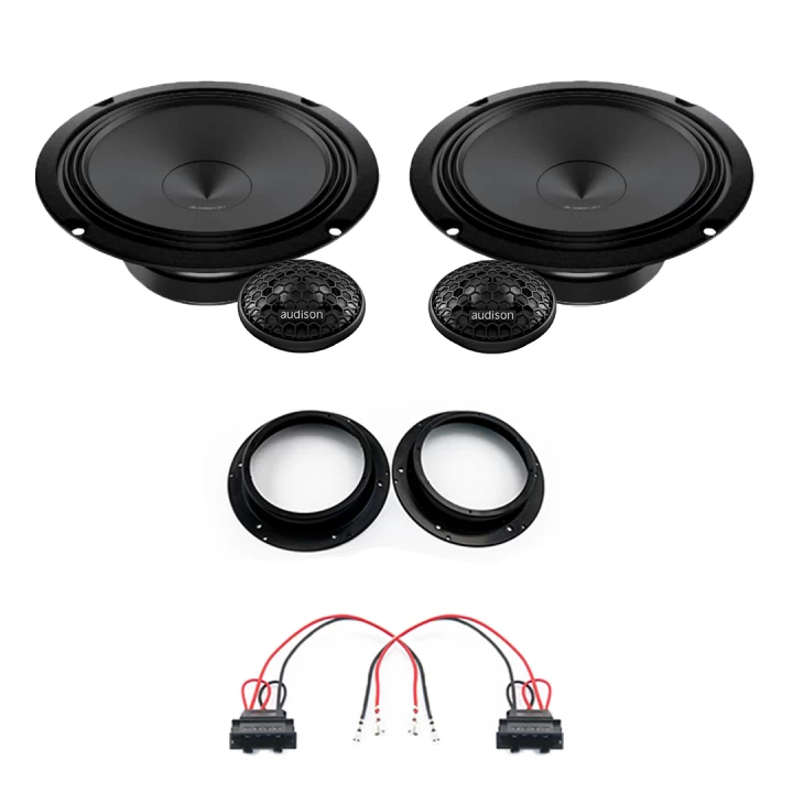 Pachet difuzoare auto Audison Prima dedicat usi fata Volkswagen Tiguan 2016-, RMS 100W