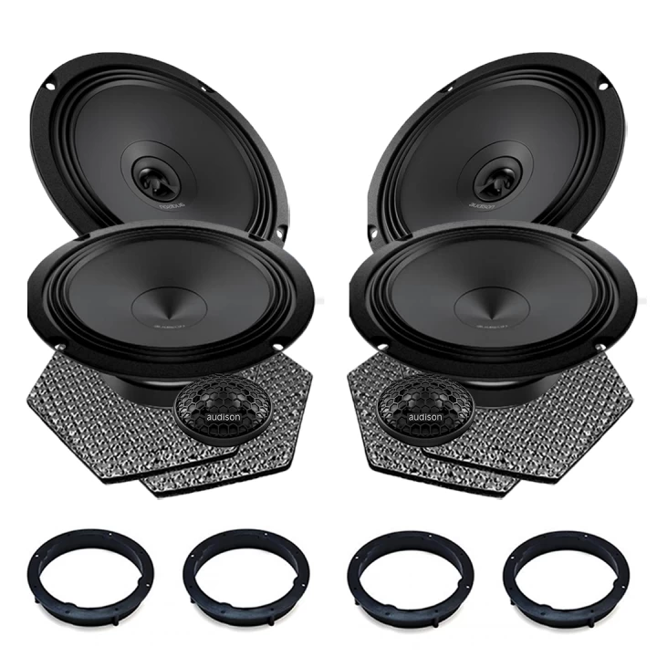 Pachet difuzoare auto Audison Prima dedicat Skoda Fabia 2014-2021, RMS 100W