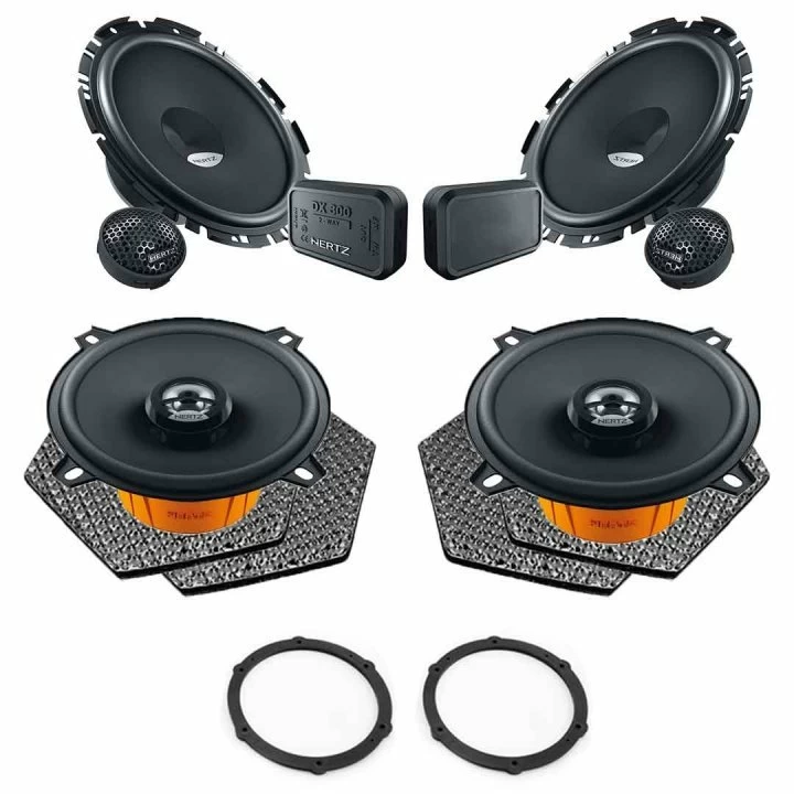 Pachet difuzoare auto Hertz Dieci dedicat Citroen C3 2002-2008, RMS 80W