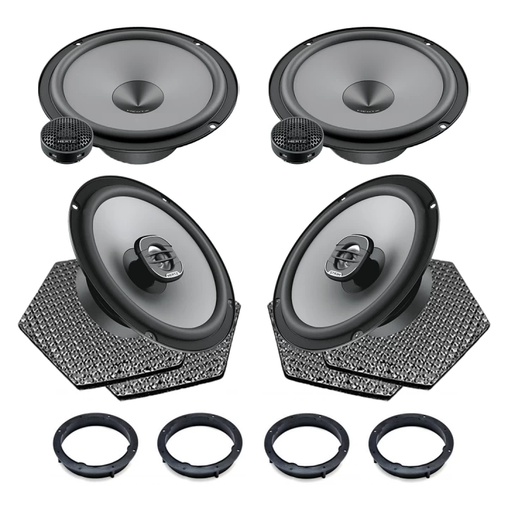 Pachet difuzoare auto Hertz Uno dedicat Volkswagen UP 2011-, RMS 75W