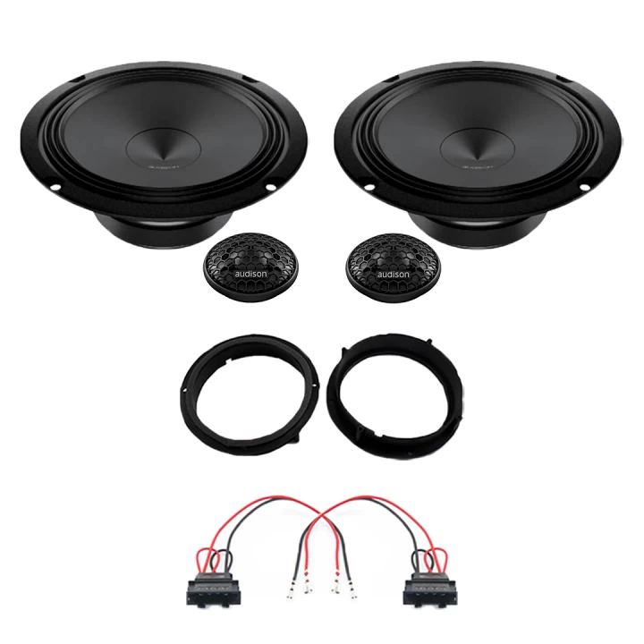 Pachet difuzoare auto Audison Prima dedicat usi fata Volkswagen Jetta 7 2018-, RMS 100W