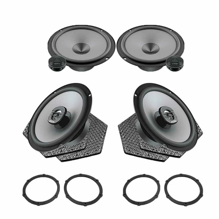 Pachet difuzoare auto Hertz Uno dedicat Peugeot 208 2019-, RMS 75W