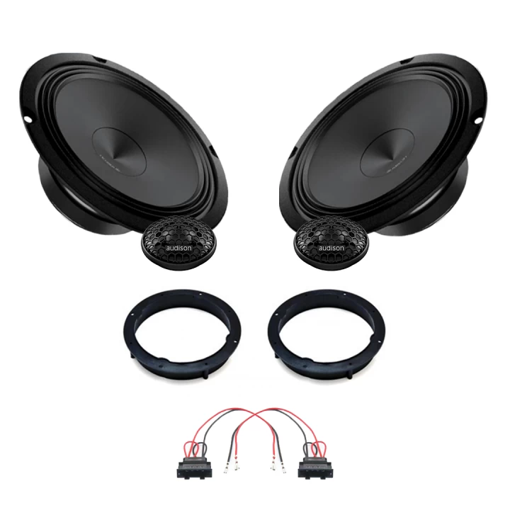 Pachet difuzoare auto Audison Prima dedicat usi spate Skoda Superb 2015-, RMS 100W
