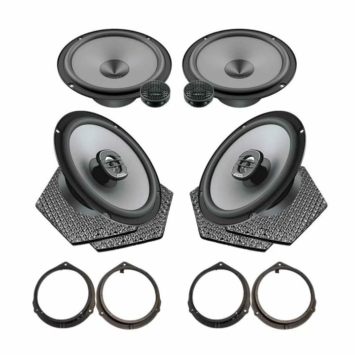 Pachet difuzoare auto Hertz Uno dedicat Mercedes C Class 2007-2015, RMS 75W