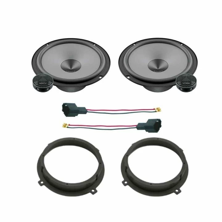 Pachet difuzoare auto Hertz Uno dedicat usi fata Hyundai Accent 2010-2018, RMS 75W