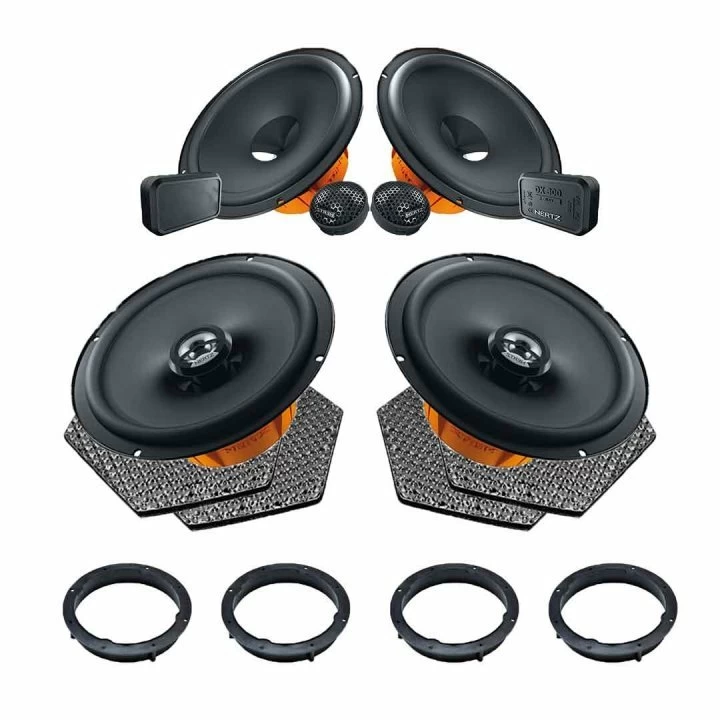 Pachet difuzoare auto Hertz Dieci dedicat Seat Toledo 2012-2018, RMS 80W
