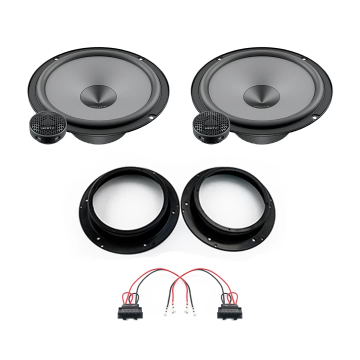 Pachet difuzoare auto Hertz Uno dedicat usi fata Volkswagen Tiguan 2016-, RMS 75W