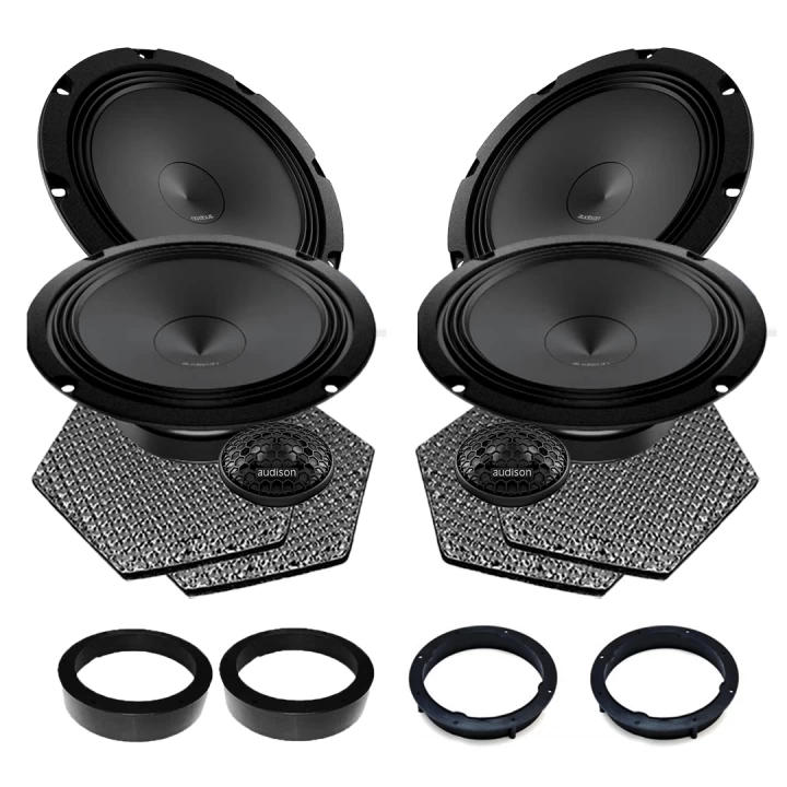 Pachet difuzoare auto Audison Prima dedicat Skoda Superb 2015-, RMS 100W, 200mm