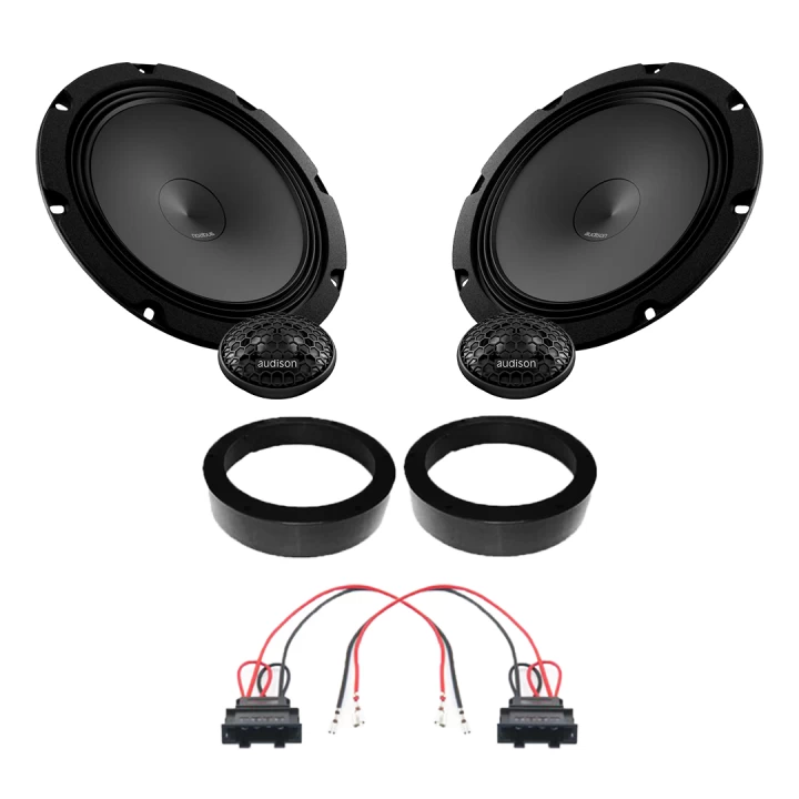Pachet difuzoare auto Audison Prima dedicat usi fata Skoda Rapid 2012-, RMS 100W, 200mm