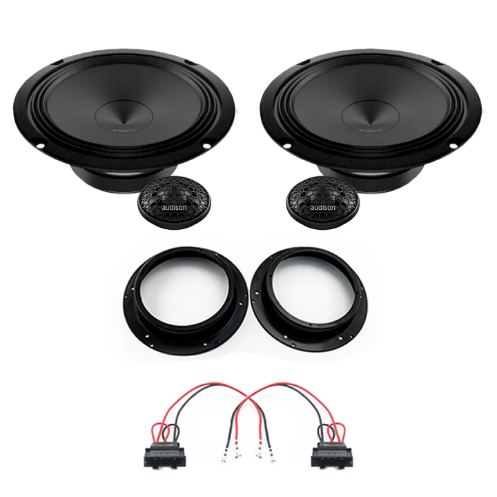 Pachet difuzoare auto Audison Prima dedicat usi fata Volkswagen Passat B8 2014-, RMS 100W