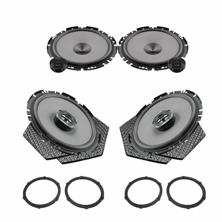 Pachet difuzoare auto Hertz Dieci dedicat Peugeot 208 2012-2019, RMS 80W