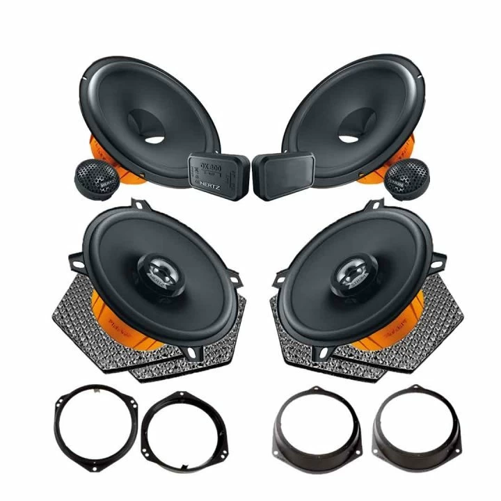 Pachet difuzoare auto Hertz Dieci dedicat Opel Zafira 1999-2010, RMS 80W