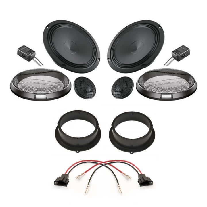 Pachet difuzoare auto Audison Prima dedicat usi spate Audi A4 2007-2015, RMS 100 W