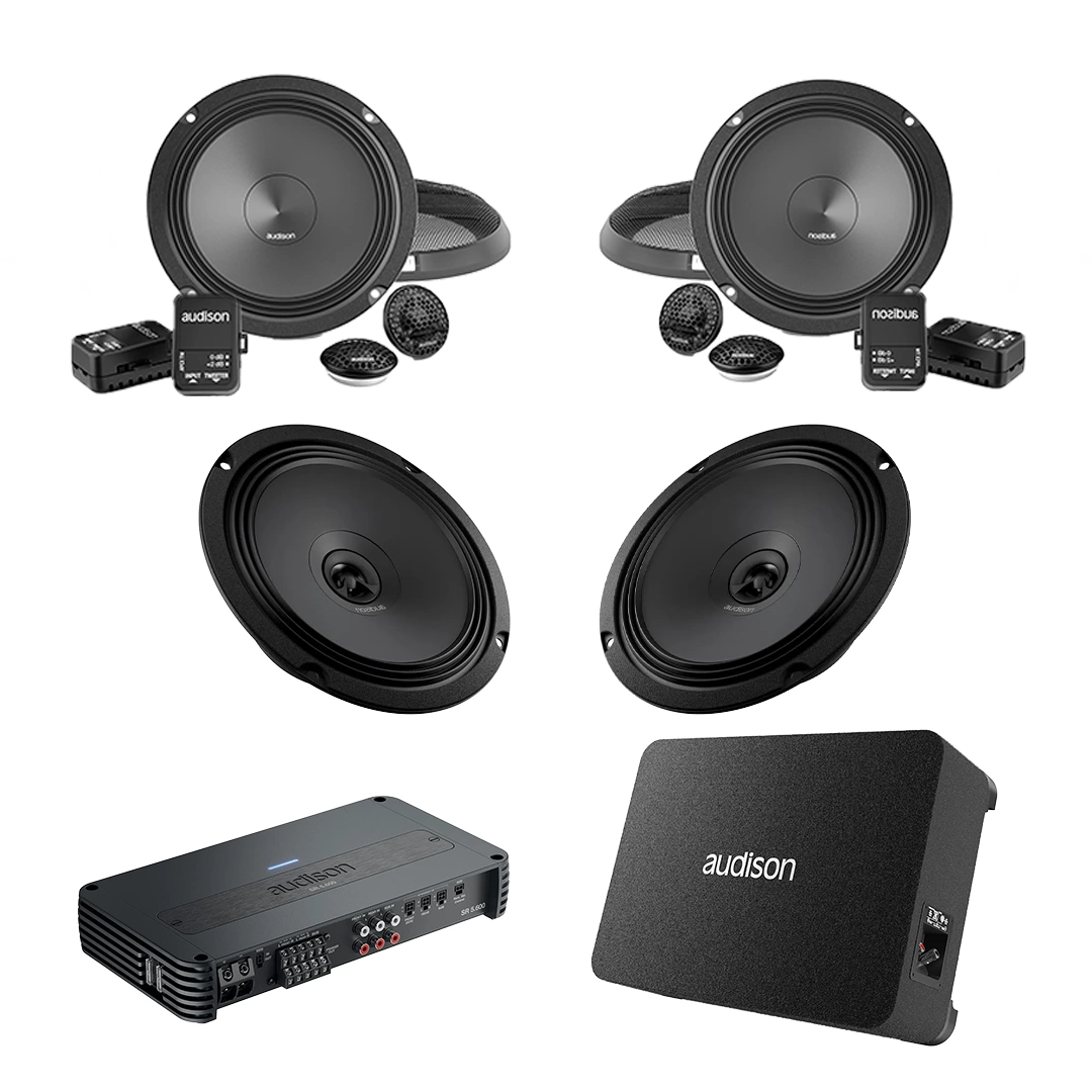 Pachet Difuzoare Auto cu subwoofer Citroen C-Elysee 2016-2023 Audison Prima 1010 W