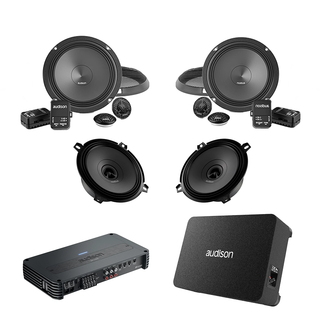 Pachet Difuzoare Auto cu subwoofer Honda TSX 2009-2014 Audison Prima 1010 W