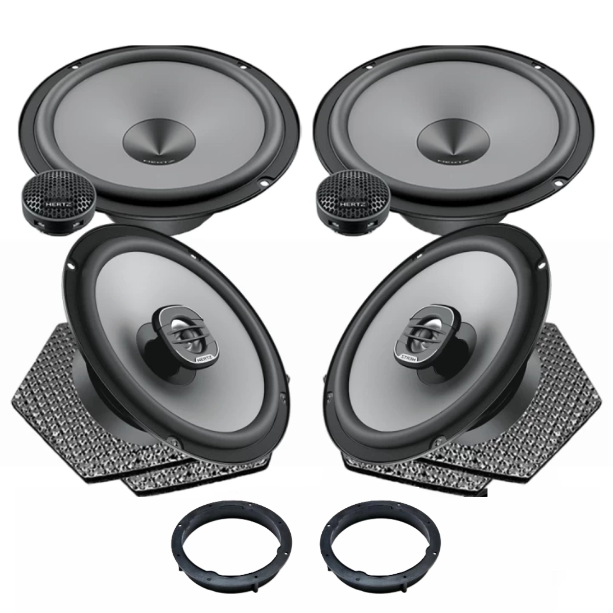 Pachet difuzoare auto Hertz Uno dedicat Skoda Rapid 2012-, RMS 75W