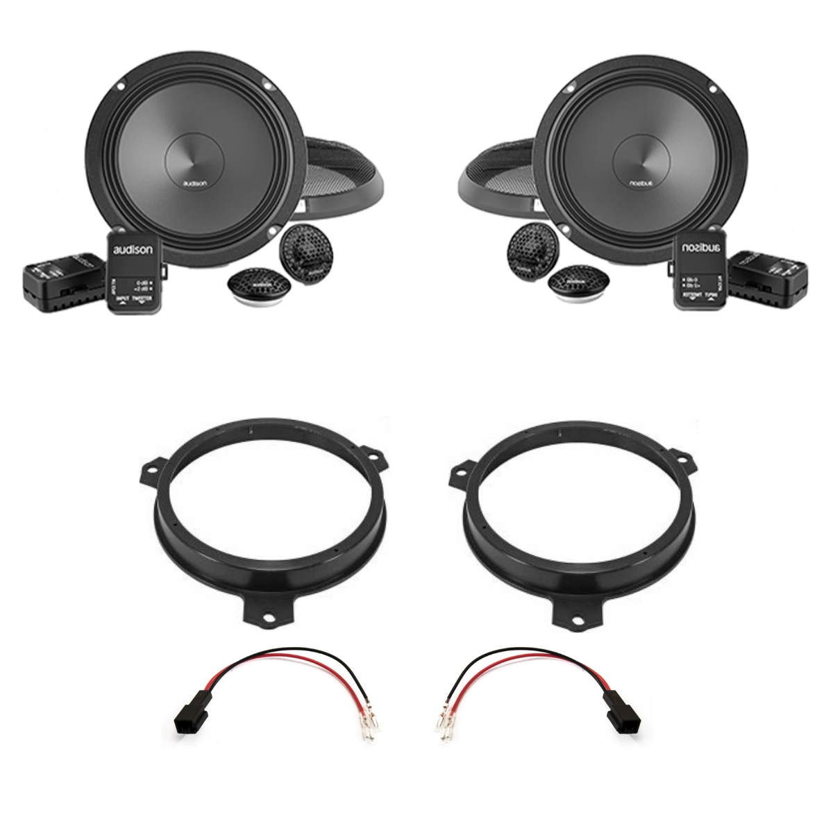 Pachet difuzoare auto usi Fata Toyota Yaris 2021-2023 Audison Prima 100 W