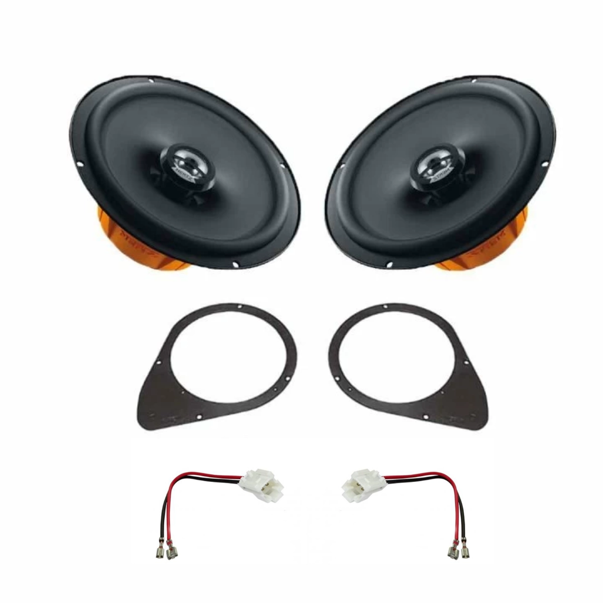 Pachet difuzoare auto Hertz Dieci dedicat usi spate Fiat 500 2010-, RMS 60W