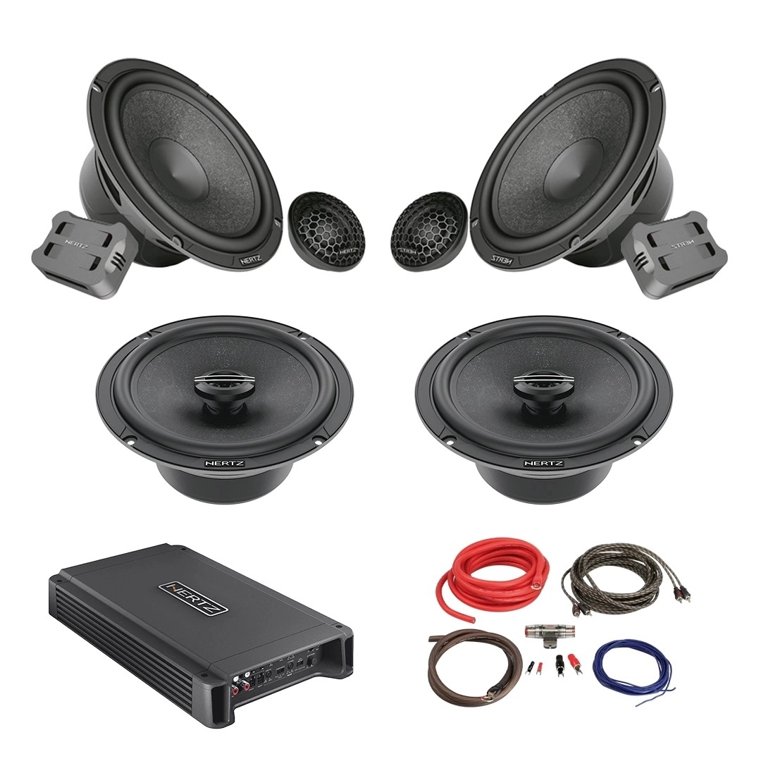 Pachet difuzoare auto cu amplificator Ssangyong - KGM Tivoli 2015 - Prezent Hertz Cento 840 W