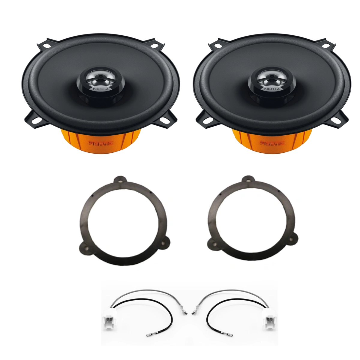 Pachet difuzoare auto usi Spate Renault Clio 4 2012-2015 Hertz Dieci 60 W